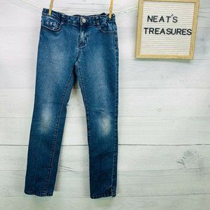 Gymboree Girls Adjustable Waist Stretch Denim Classic Denim Blue Jean Size 10
